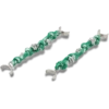 Conjunto de 2 berloques Jibbitz «Green Corded Sandal Chain»