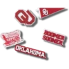 Conjunto de 5 berloques Jibbitz da Universidade de Oklahoma Conjunto de 5 berloques Jibbitz da Universidade de Oklahoma