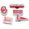 Conjunto de 5 berloques Jibbitz da Universidade de Oklahoma Conjunto de 5 berloques Jibbitz da Universidade de Oklahoma