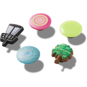 Conjunto de 5 Berloques Jibbitz Disc Golf