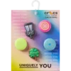 Conjunto de 5 Berloques Jibbitz Disc Golf Conjunto de 5 Berloques Jibbitz Disc Golf