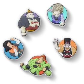 Conjunto de 5 Berloques Jibbitz «Dragon Ball Z»