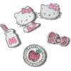 Conjunto de 5 berloques Jibbitz «Hello Kitty Elevated» Conjunto de 5 berloques Jibbitz «Hello Kitty Elevated»