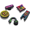 Conjunto de 5 Berloques Jibbitz «Level up Gamer» Conjunto de 5 Berloques Jibbitz «Level up Gamer»
