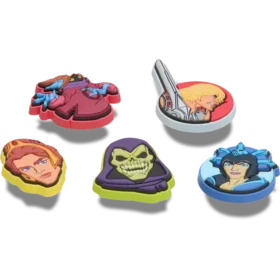 Conjunto de 5 berloques Jibbitz Masters Universe