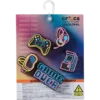 Conjunto de 5 berloques Jibbitz «Neon Gamer» que acendem Conjunto de 5 berloques Jibbitz «Neon Gamer» que acendem