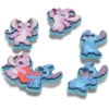 Conjunto de 5 berloques Jibbitz™ para sapatos Disney Stitch & Angel Conjunto de 5 berloques Jibbitz™ para sapatos Disney Stitch & Angel