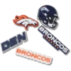 Conjunto de 5 berloques Jibbitz™ para sapatos dos Denver Broncos da NFL