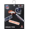 Conjunto de 5 berloques Jibbitz™ para sapatos dos Denver Broncos da NFL