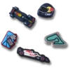 Conjunto de 5 berloques Jibbitz™ para sapatos Oracle Red Bull Racing da Crocs