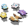 Conjunto de 5 Berloques Jibbitz™ Pokémon Assortidos Conjunto de 5 Berloques Jibbitz™ Pokémon Assortidos