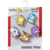 Conjunto de 5 Berloques Jibbitz™ Pokémon Assortidos Conjunto de 5 Berloques Jibbitz™ Pokémon Assortidos