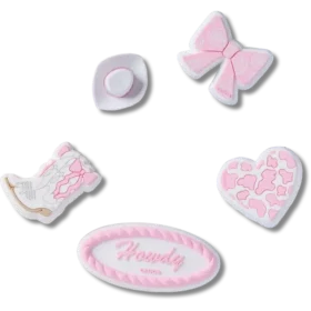 Conjunto de 5 berloques Jibbitz Rodeo Cowgirl