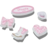 Conjunto de 5 berloques Jibbitz Rodeo Cowgirl