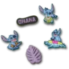 Conjunto de 5 berloques Jibbitz «Stitch Tropical» Conjunto de 5 berloques Jibbitz «Stitch Tropical»