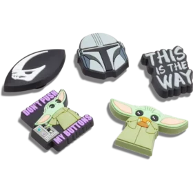 Conjunto de 5 berloques Jibbitz™ «The Mandalorian» da Disney