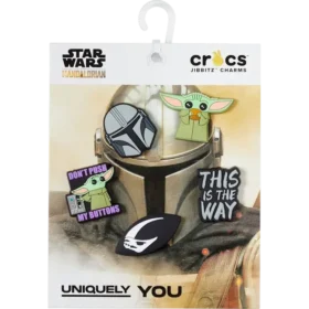 Conjunto de 5 berloques Jibbitz™ «The Mandalorian» da Disney