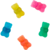 Conjunto de 5 berloques para sapatos Jibbitz™ «Candy Bear»