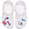 Conjunto de 5 berloques para sapatos Jibbitz™ dos Buffalo Bills da NFL Conjunto de 5 berloques para sapatos Jibbitz™ dos Buffalo Bills da NFL