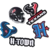 Conjunto de 5 berloques para sapatos Jibbitz™ dos Houston Texans da NFL