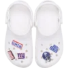 Conjunto de 5 berloques para sapatos Jibbitz™ dos New York Giants da NFL Conjunto de 5 berloques para sapatos Jibbitz™ dos New York Giants da NFL
