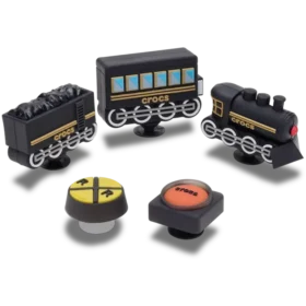 Conjuntos de 5 Berloques Jibbitz «3D Train»
