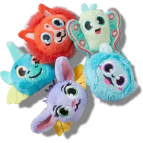 Conjuntos de 5 berloques Jibbitz «Animais Fantásticos Peludos»