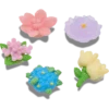 Conjuntos de 5 berloques Jibbitz «Beaded Flowers» Conjuntos de 5 berloques Jibbitz «Beaded Flowers»