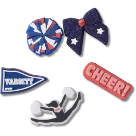 Conjuntos de 5 Berloques Jibbitz Cheer