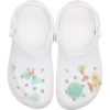 Conjuntos de 5 berloques Jibbitz™ com padrão floral delicado azul Conjuntos de 5 berloques Jibbitz™ com padrão floral delicado azul