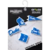 Conjuntos de 5 berloques Jibbitz da Duke Conjuntos de 5 berloques Jibbitz da Duke