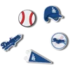 Conjuntos de 5 berloques Jibbitz™ da MLB Los Angeles Dodgers Conjuntos de 5 berloques Jibbitz™ da MLB Los Angeles Dodgers