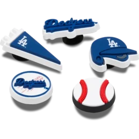Conjuntos de 5 berloques Jibbitz™ da MLB Los Angeles Dodgers