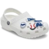 Conjuntos de 5 berloques Jibbitz™ da MLB Los Angeles Dodgers Conjuntos de 5 berloques Jibbitz™ da MLB Los Angeles Dodgers