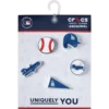 Conjuntos de 5 berloques Jibbitz™ da MLB Los Angeles Dodgers Conjuntos de 5 berloques Jibbitz™ da MLB Los Angeles Dodgers