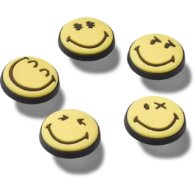 Conjuntos de 5 berloques Jibbitz da Smileyworld