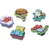 Conjuntos de 5 berloques Jibbitz do Bob Esponja Conjuntos de 5 berloques Jibbitz do Bob Esponja