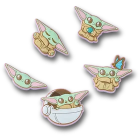 Conjuntos de 5 berloques Jibbitz™ do Grogu de Star Wars