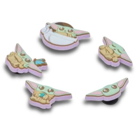 Conjuntos de 5 berloques Jibbitz™ do Grogu de Star Wars