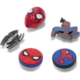 Conjuntos de 5 Berloques Jibbitz do Homem-Aranha II