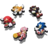 Conjuntos de 5 berloques Jibbitz do Sonic the Hedgehog Conjuntos de 5 berloques Jibbitz do Sonic the Hedgehog
