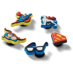 Conjuntos de 5 berloques Jibbitz do Super-Homem