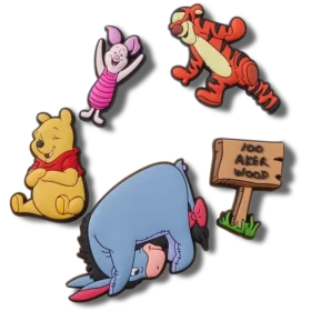 Conjuntos de 5 berloques Jibbitz do Ursinho Pooh