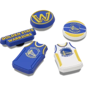 Conjuntos de 5 Berloques Jibbitz dos Golden State Warriors da NBA