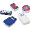 Conjuntos de 5 berloques Jibbitz dos Los Angeles Clippers da NBA Conjuntos de 5 berloques Jibbitz dos Los Angeles Clippers da NBA