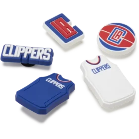 Conjuntos de 5 berloques Jibbitz dos Los Angeles Clippers da NBA