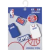 Conjuntos de 5 berloques Jibbitz dos Los Angeles Clippers da NBA Conjuntos de 5 berloques Jibbitz dos Los Angeles Clippers da NBA