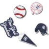 Conjuntos de 5 berloques Jibbitz™ dos New York Yankees da MLB Conjuntos de 5 berloques Jibbitz™ dos New York Yankees da MLB