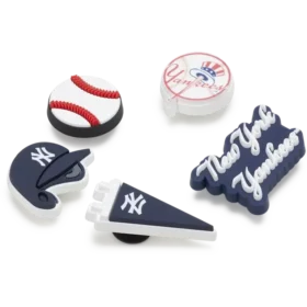 Conjuntos de 5 berloques Jibbitz™ dos New York Yankees da MLB