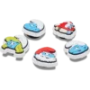Conjuntos de 5 berloques Jibbitz dos Smurfs Conjuntos de 5 berloques Jibbitz dos Smurfs